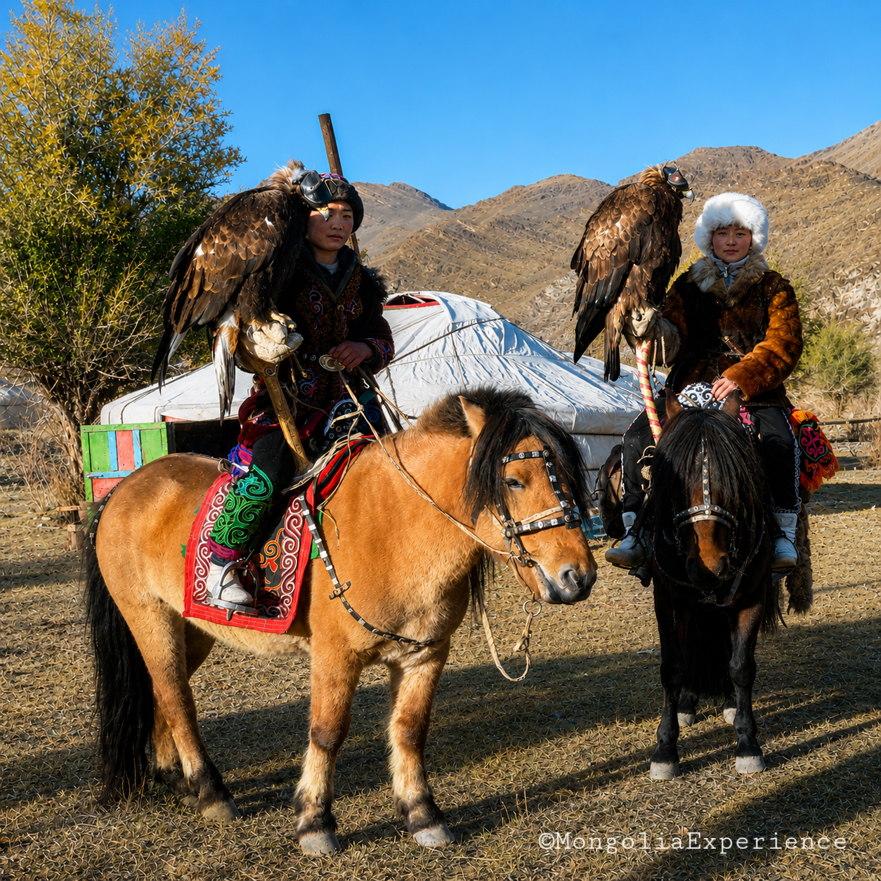 Eagle Huntress from Altai Soum